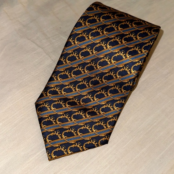 Vtg FENDI Silk Neck Tie - Picture 1 of 5